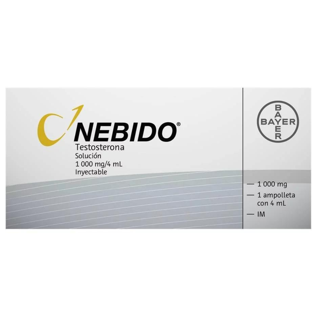 NEBIDO UNDECANOATO TESTOSTERONA AMP 1000MG I.M 4ML X 1